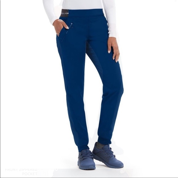 ✖️SOLD✖️ Greys Anatomy by Barco Indigo Scrub Set - Active Spandex Stretch - Picture 2 of 15